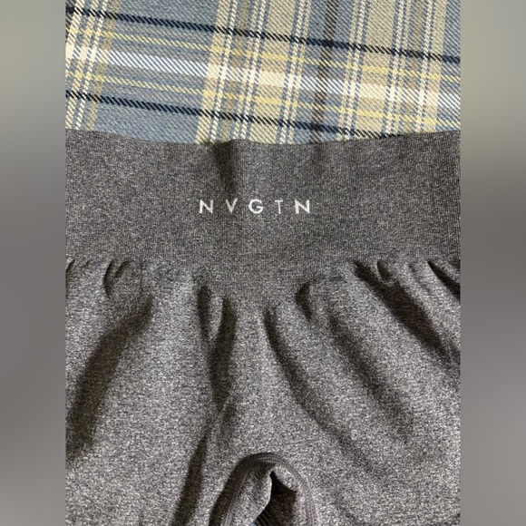 NVGTN Pants - NVGTN Seamless Contour Leggings Dark Gray